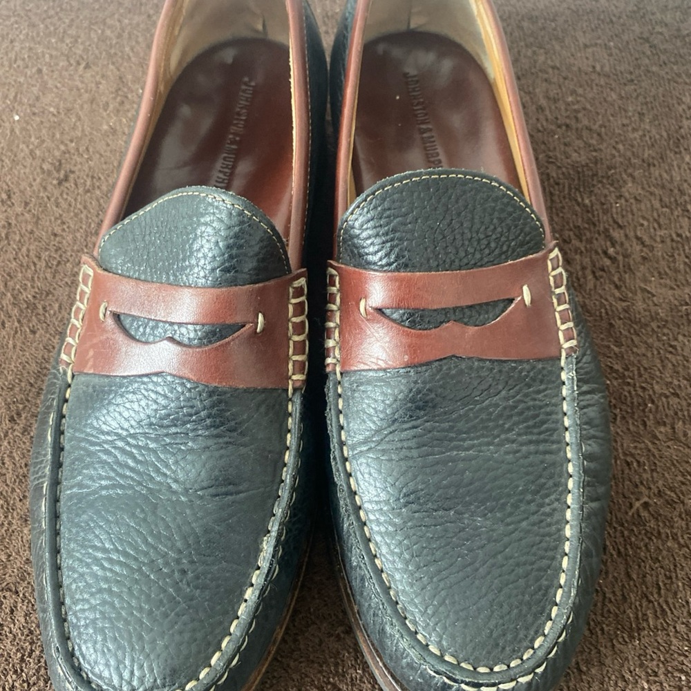 Johnston & Murphy Black and Brown Men's Loafers